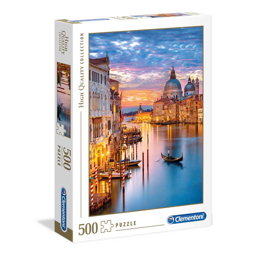 CLEMENTONI PUZZLE 500 HQC LIGHTING VENICE 