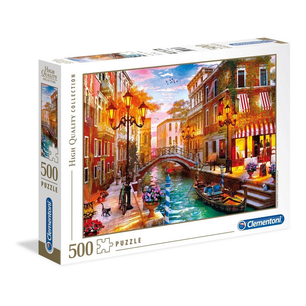 CLEMENTONI PUZZLE 500 HQC SUNSET OVER VENICE - 2019 
