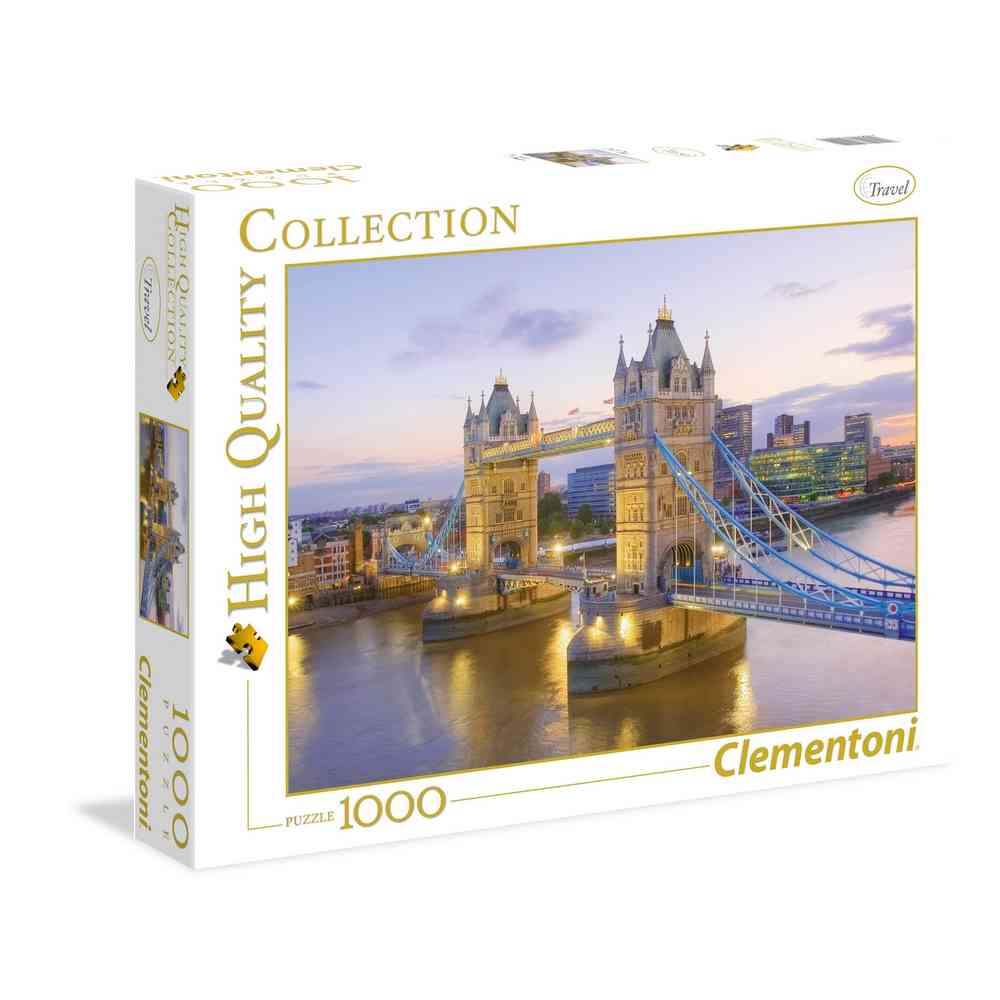 CLEMENTONI PUZZLE 1000 TOWER BRIDGE 