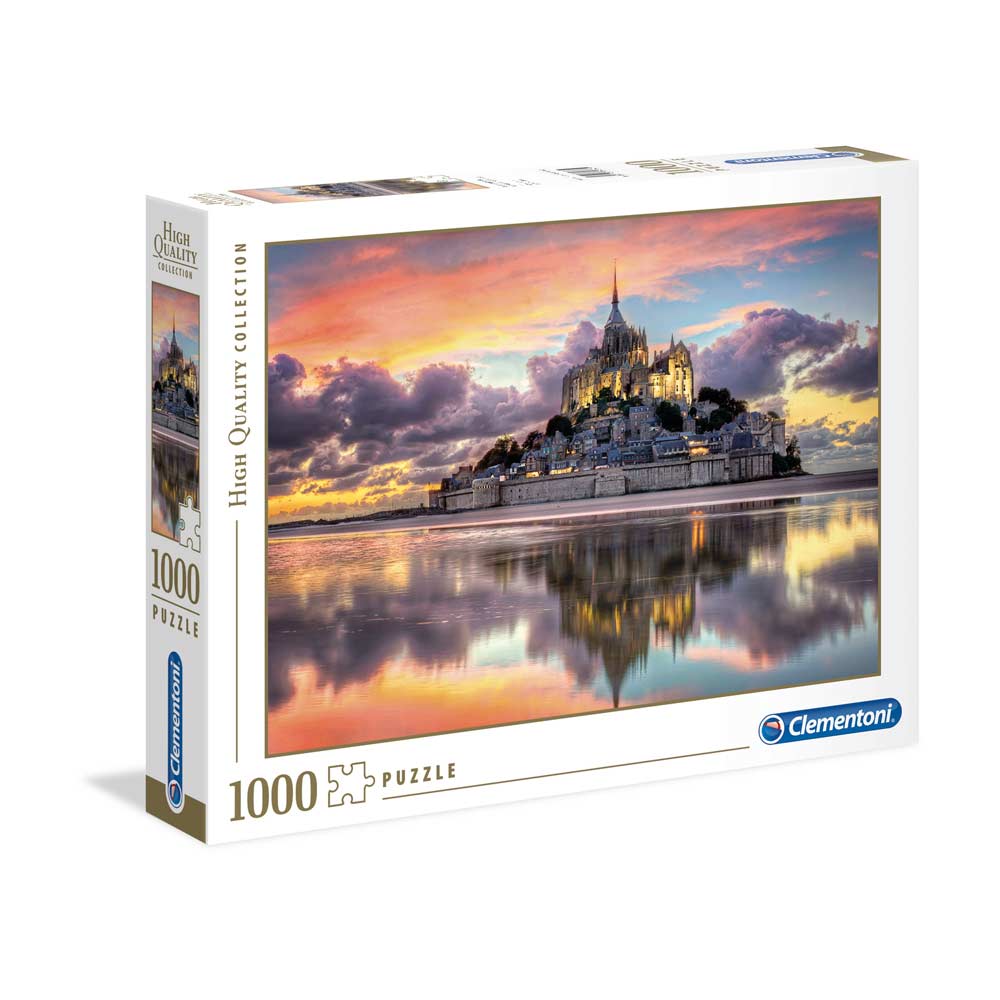 CLEMENTONI PUZZLE PZL 1000 HQC LE MAGNIFIQUE MONT SAINT-MI 