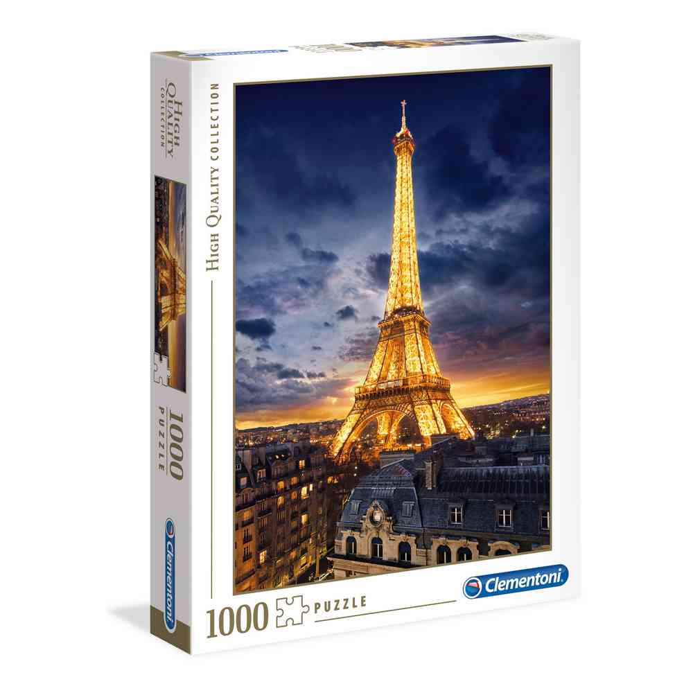 CLEMENTONI PUZZLE 1000 HQC TOUR EIFFEL  -2020- 