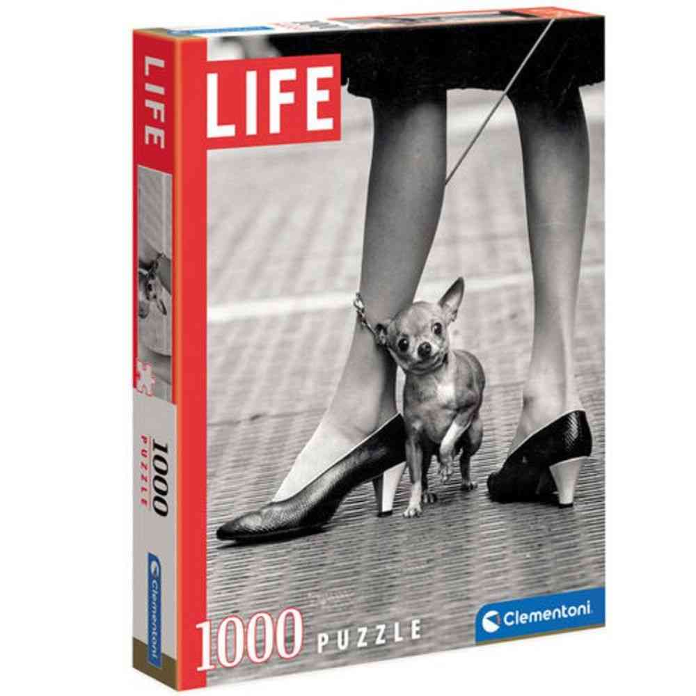 CLEMENTONI PUZZLE  1000 HQC LIFE  - CHIHUAUA 