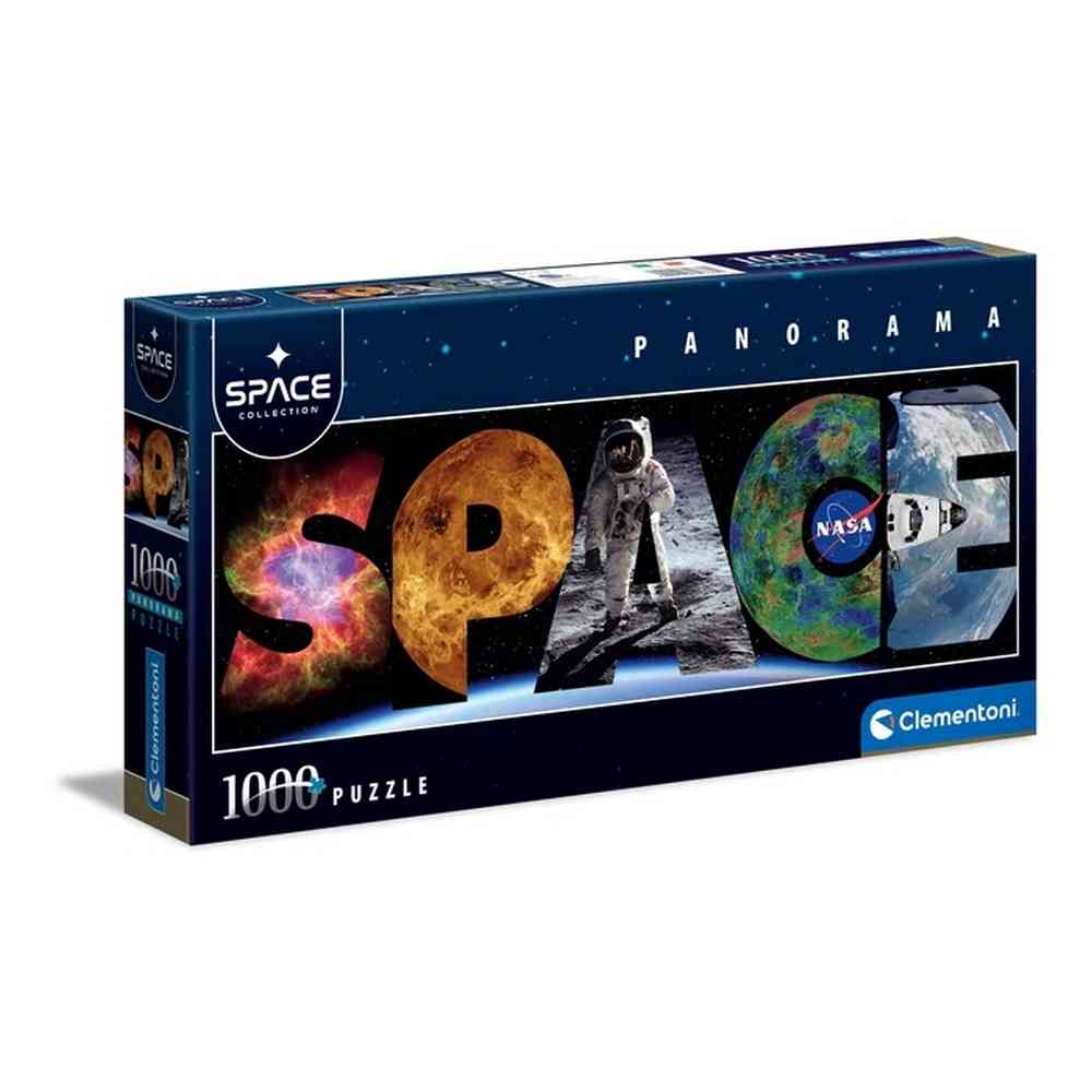CLEMENTONI PUZZLE 1000 PANORAMA SPACE COLLECTION