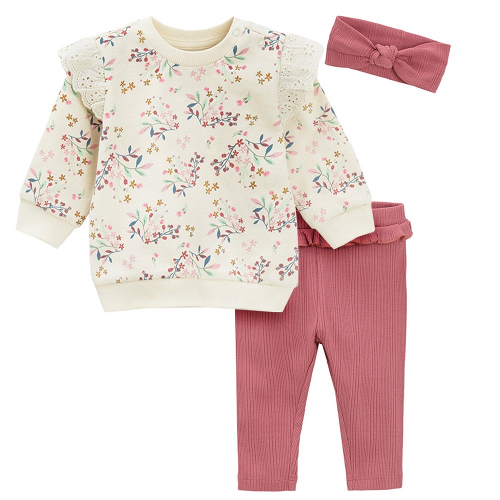 COOL CLUB MAJICA DUG RUKAV, HELANKE I TRAKA ZA KOSU MIX