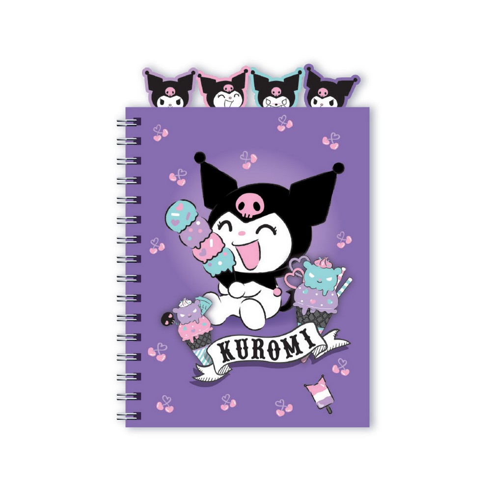 KUROMI SVESKA A5 SA SPIRALOM, 100 LISTOVA 