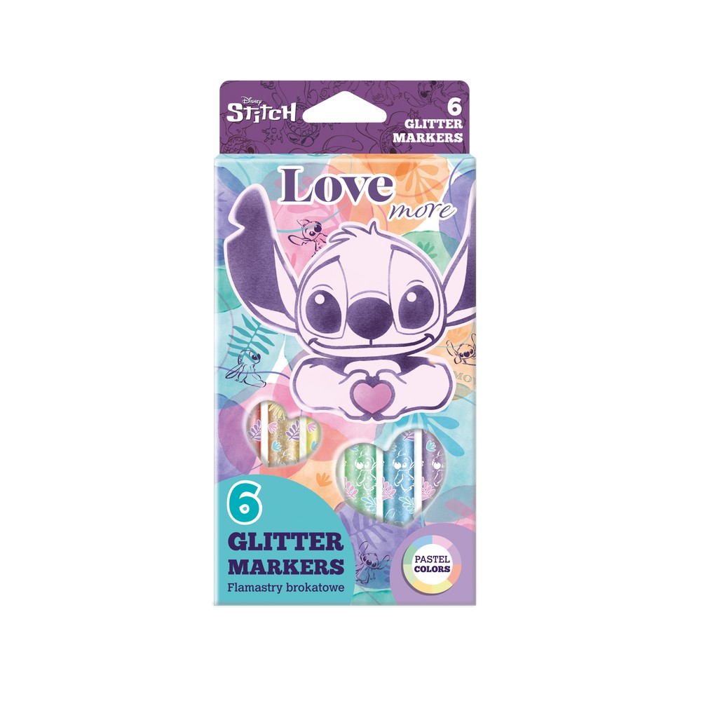 STITCH FLOMASTERI SA SLJOKICAMA 6 KOM 