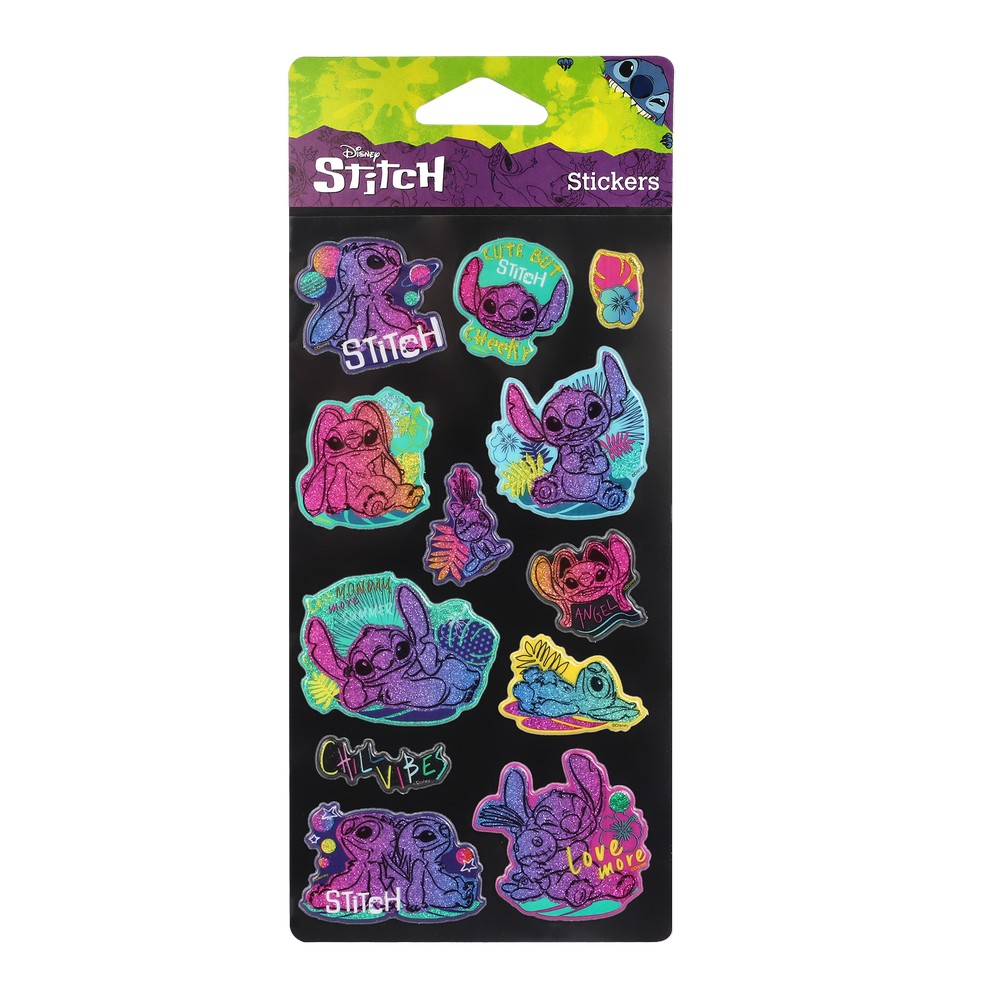 STITCH STIKERI BLACK 