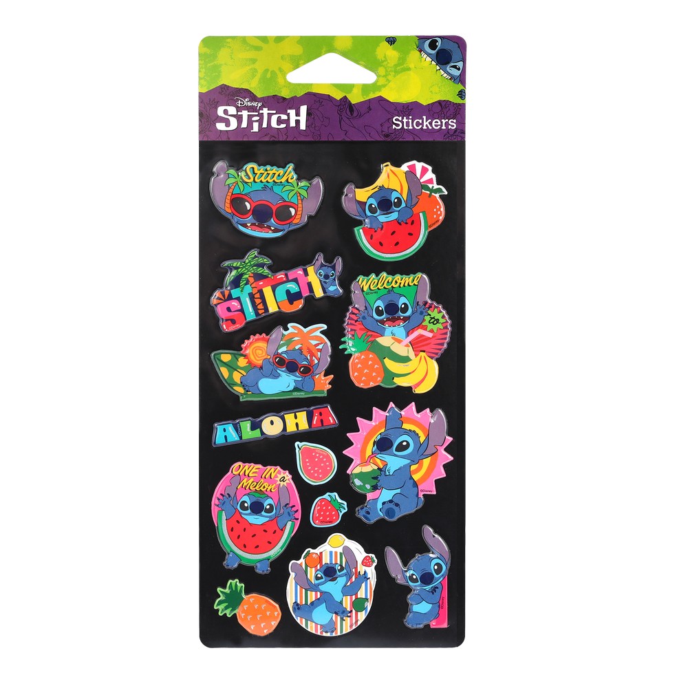 STITCH STIKERI BLACK 