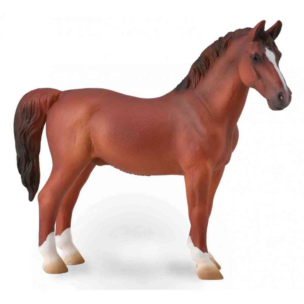 COLLECTA HACKNEY STALLION CHESTNUT 