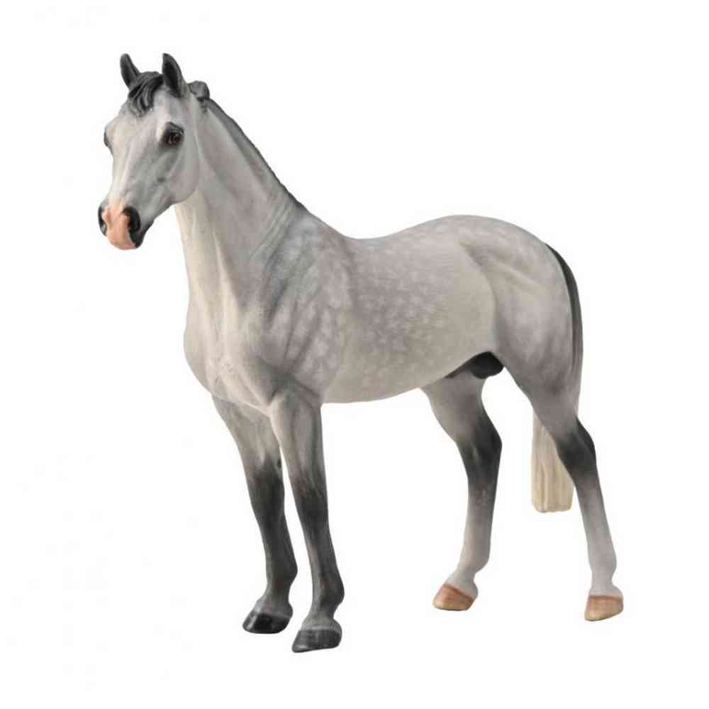 COLLECTA HANOVERIAN STALLION DAPPLED GREY 