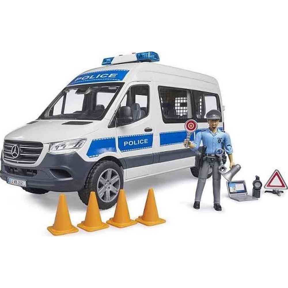 BRUDER MB SPRINTER POLICIJA SA POLICAJCEM I L+S MODULOM 
