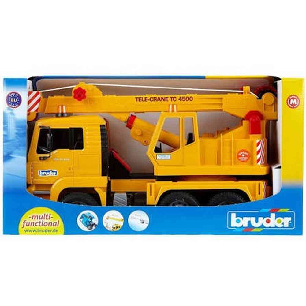 BRUDER MAN TGA KAMION SA DIZALICOM 