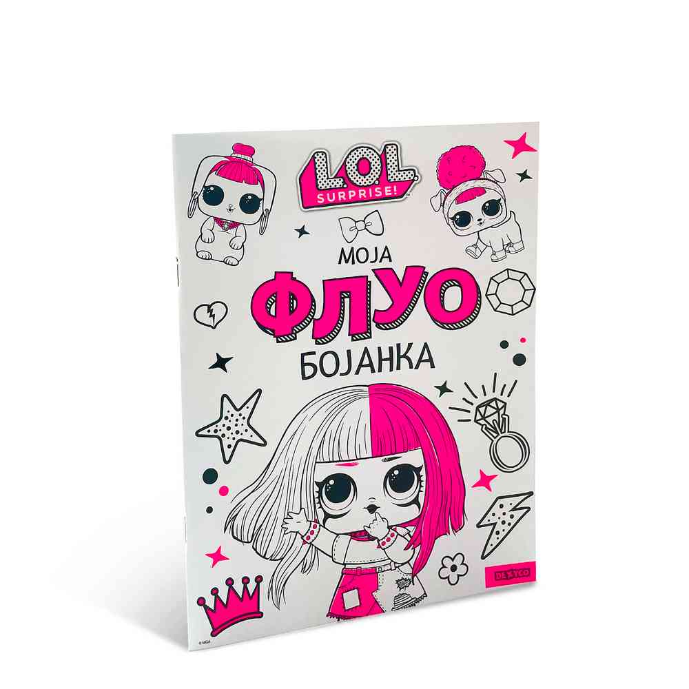 L.O.L. SURPRISE! MOJA FLUO BOJANKA 