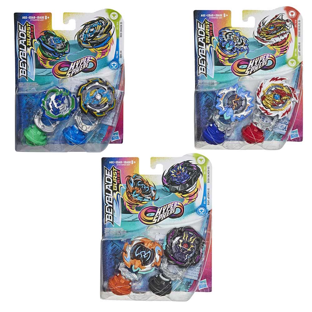 BEYBLADE HYPERSPHERE DUAL PACK ASST 