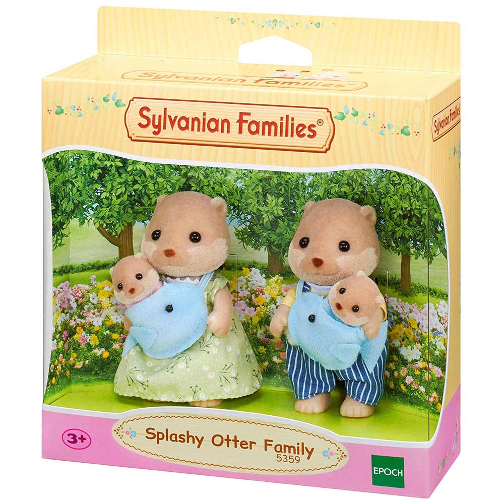 SYLVANIAN SPLASHY OTTER FAMILY 