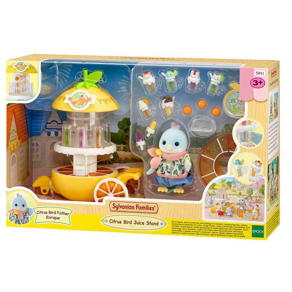 SYLVANIAN CITRUS JUICE PTICICE STAND SET 