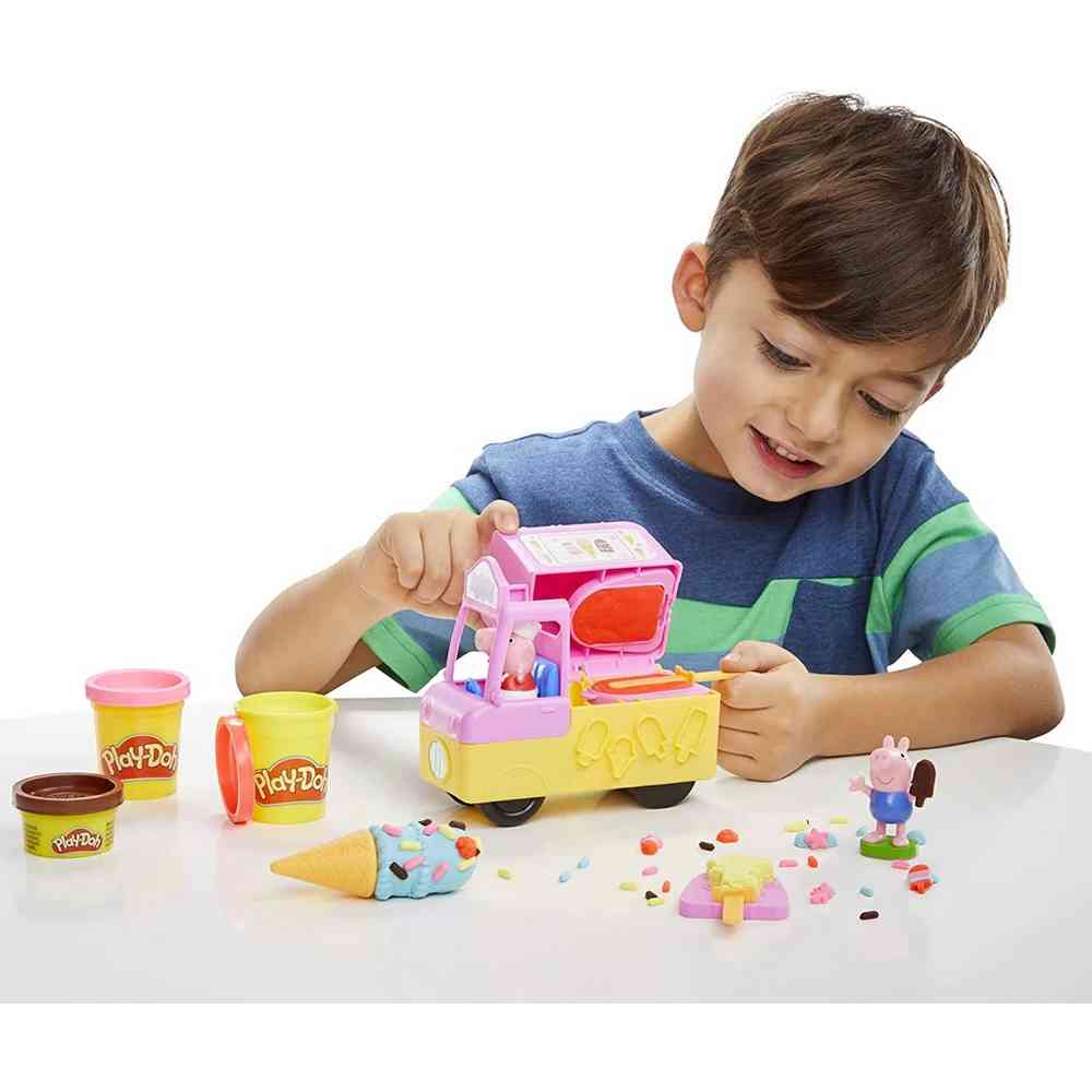 PLAY DOH PEPPAS ICE CREAM PLAYSET 