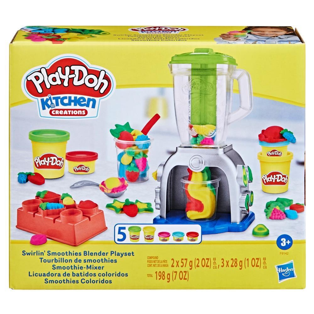 PLAY DOH SWIRLIN SMOOTHIES BLENDER PLAYSET 