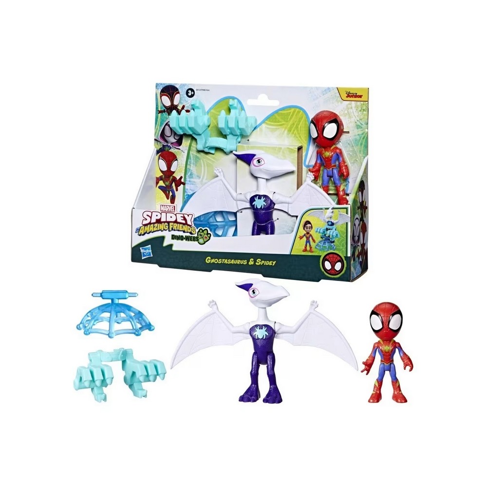 SPIDEY AND FRIENDS LG DINO HERO ACSRY AST 