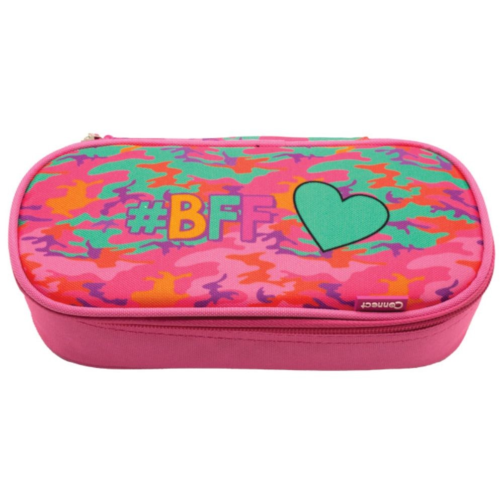 PERNICA OVALNA 1ZIP 1PREKLOP PINK BFF COMPACT 23.CONNECT 51155