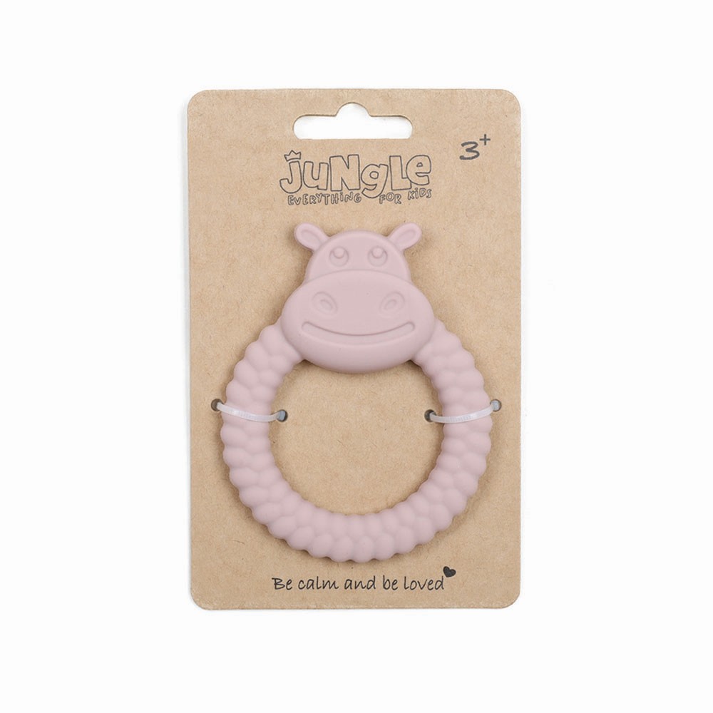 JUNGLE BEBI SILIKONSKA GLODALICA ROZE