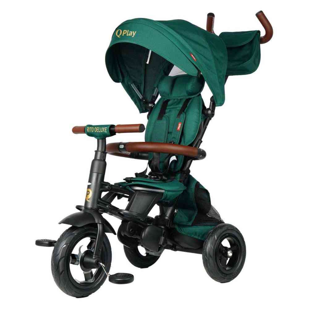 QPLAY TRICIKL RITO DELUXE ZELENA S380-17