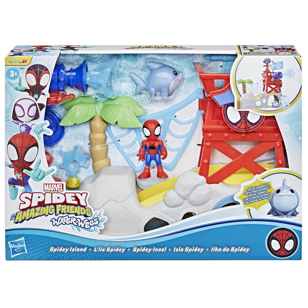 SPIDERMAN AND FRIENDS SPIDEY ISLAND PLAYSET 