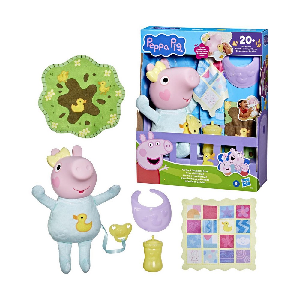 PEPPA PIG OINKS AND SNUGGLES EVIE SET 