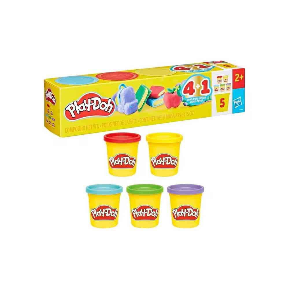 PLAY DOH BACK TO SCHOOL 5 PACK SET 