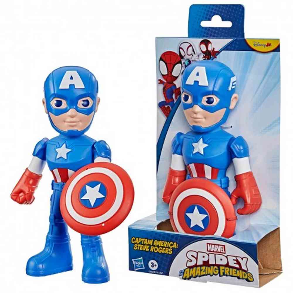 SPIDEY AND FRIENDS SUPERSIZED CAPT AMERICA SR 