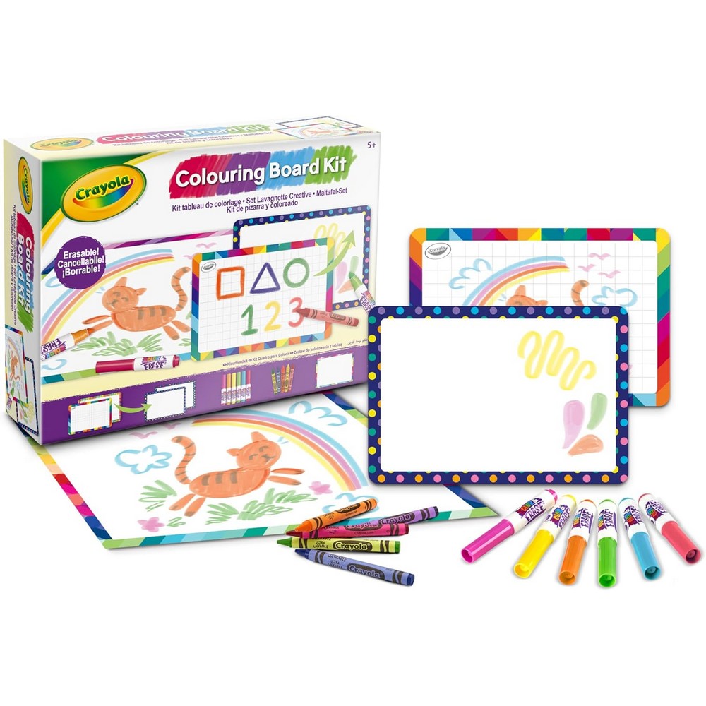 CRAYOLA SET TABLA I FLOMASTERI 