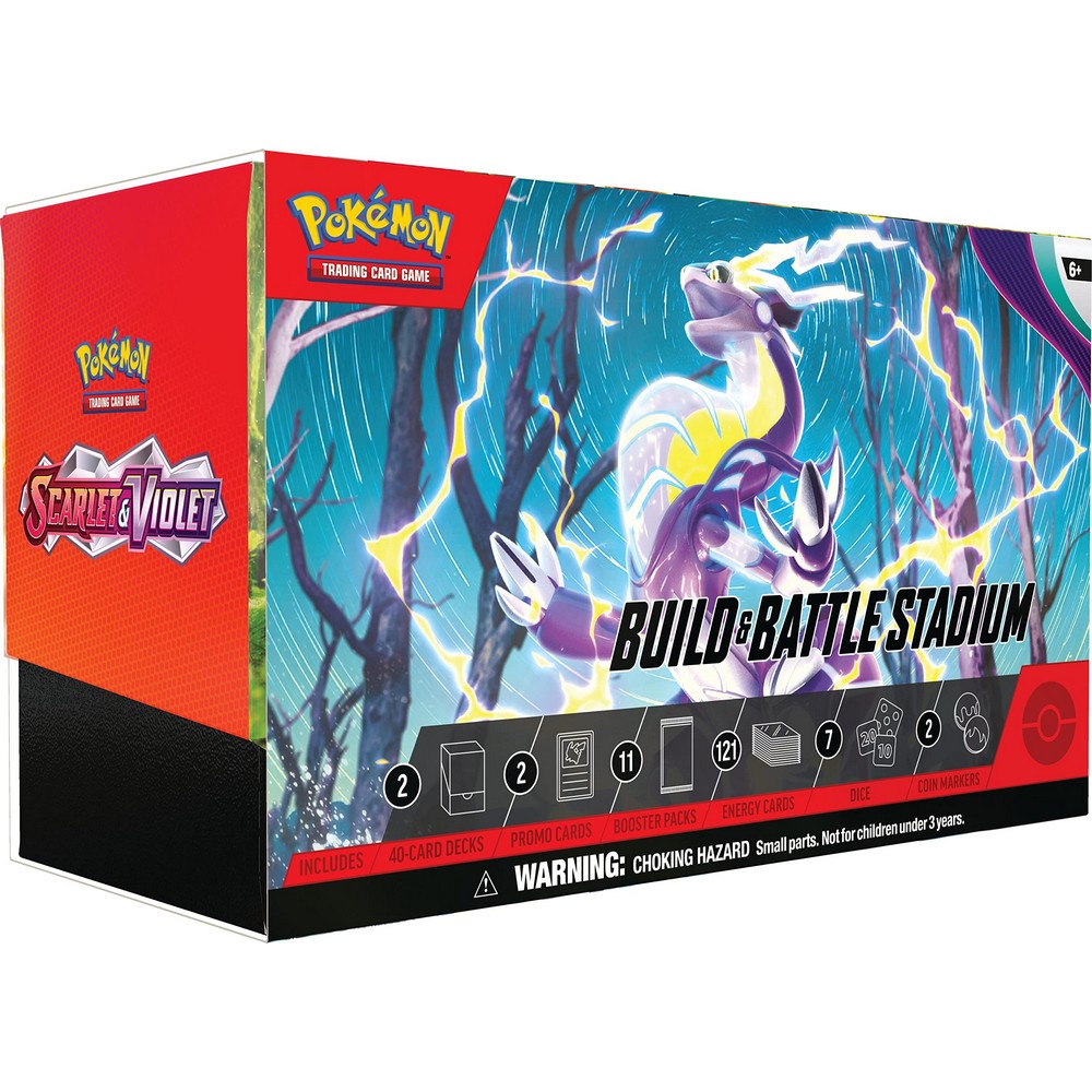 DRUŠTVENA IGRA - POKEMON - TCG SCARLET & VIOLET - BUILD BATTLE STADIUM BOX 