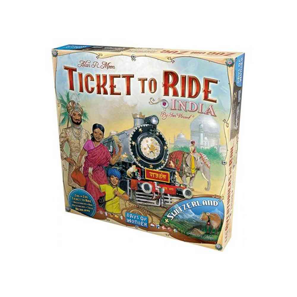DRUSTVENA IGRA TICKET TO RIDE INDIA & SWITZERLAND 