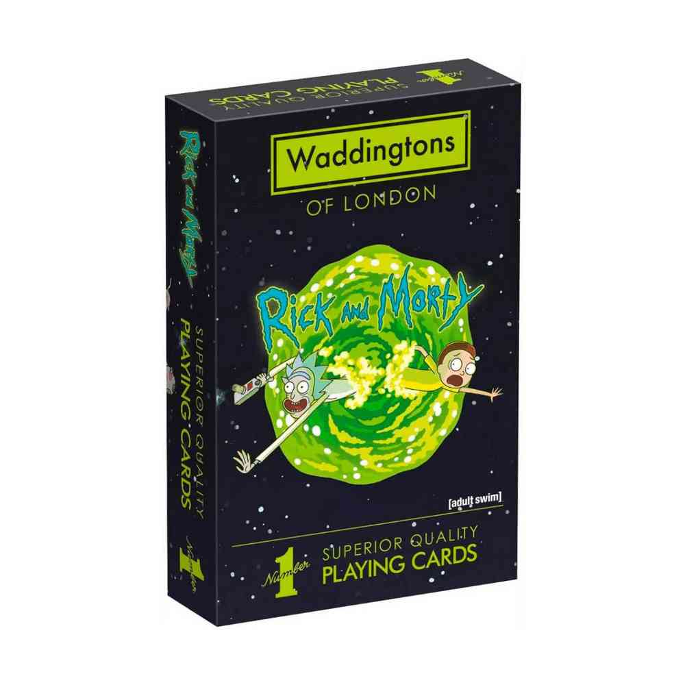KARTE WADDINGTONS NO 1 - RICK AND MORTY - PLAYING CARDS 