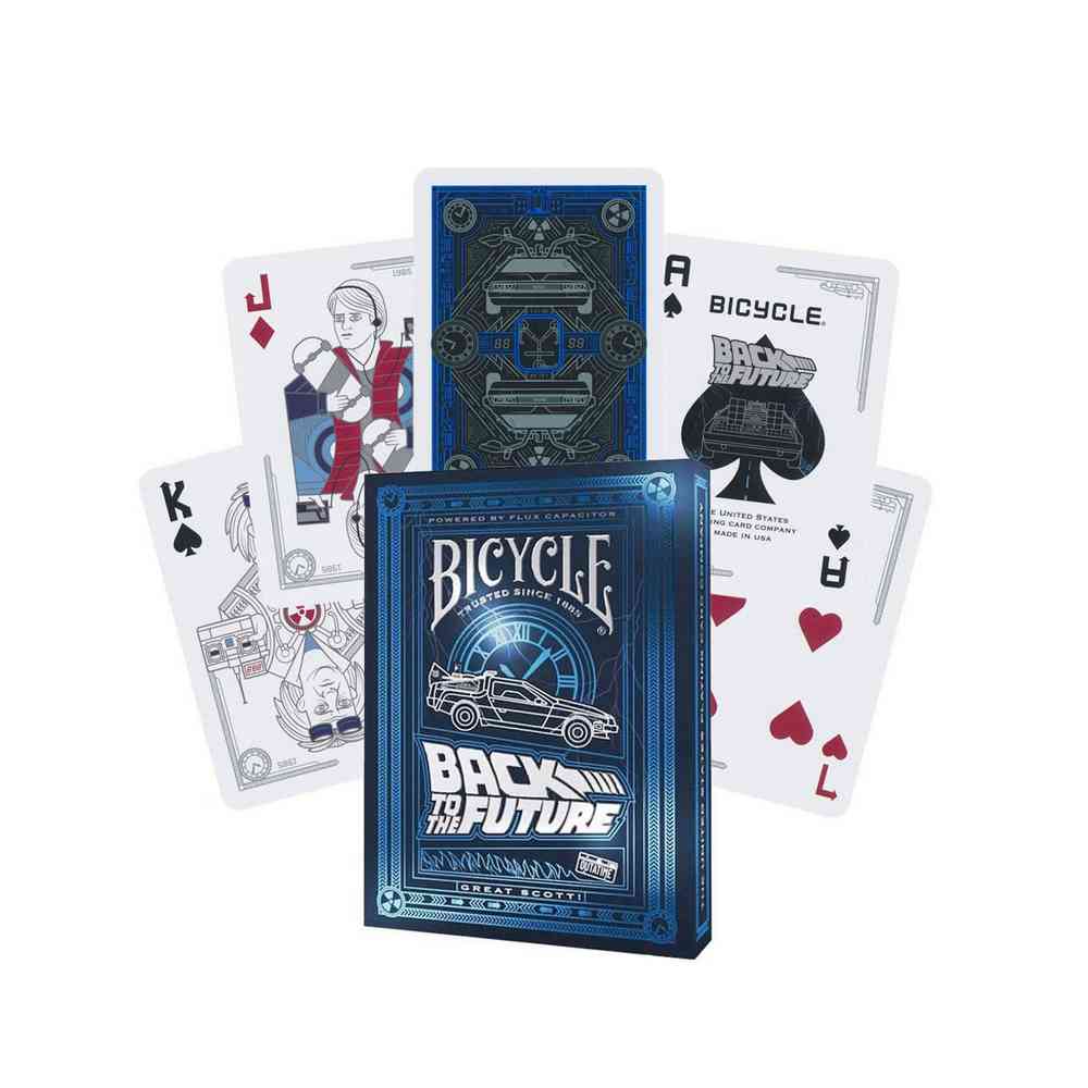 KARTE BICYCLE ULTIMATES - BACK TO THE FUTURE - PLAYING CARDS