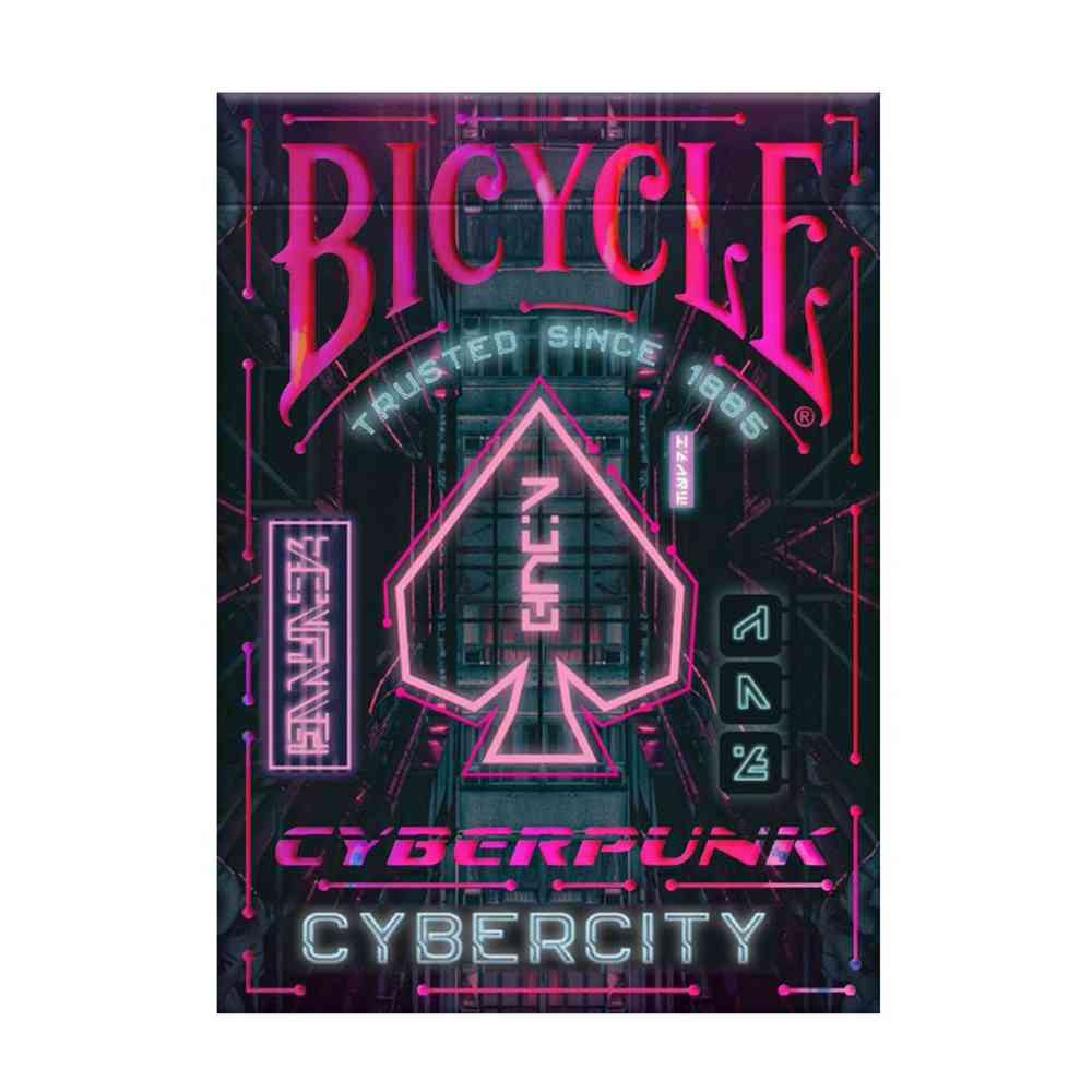 KARTE BICYCLE CREATIVES - CYBERPUNK CYBERCITY - PLAYING CARDS 