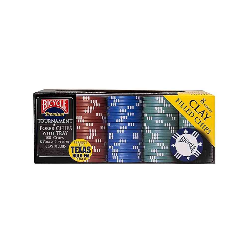 cIPOVI ZA POKER BICYCLE - TOURNAMENT POKER 8G CLAY CHIPS