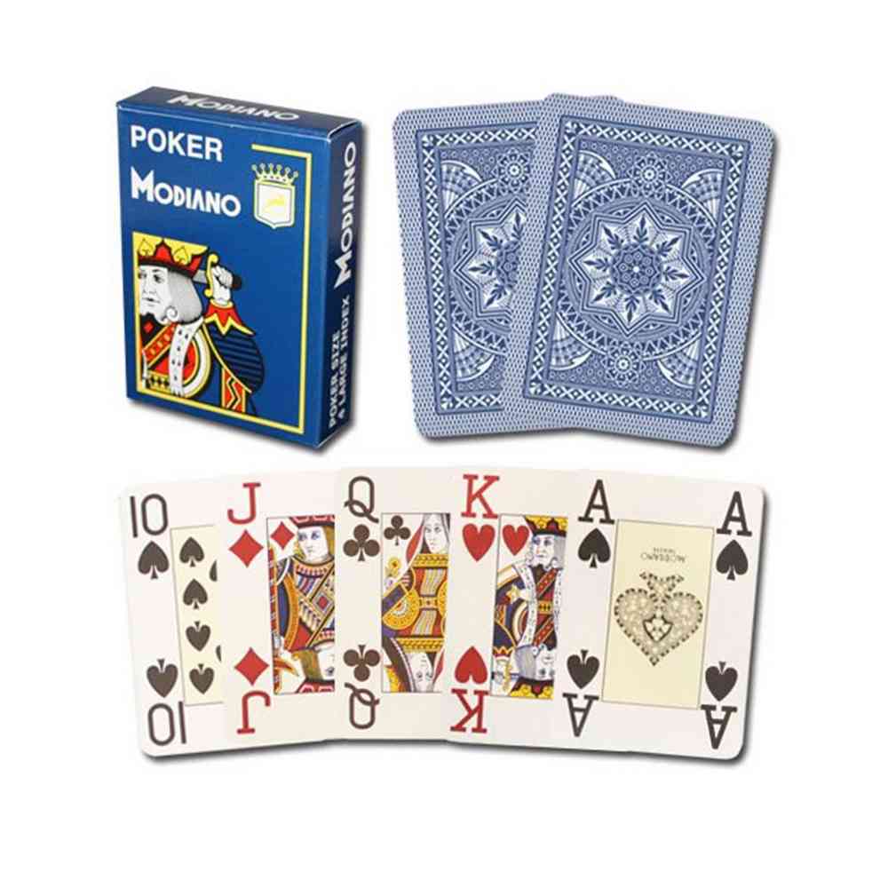 KARTE MODIANO - POKER 4 JUMBO - BLUE