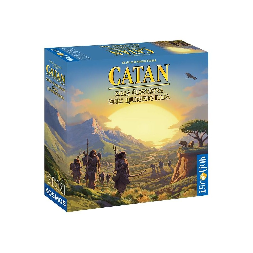 DRUŠTVENA IGRA  CATAN - ZORA LJUDSKOG RODA (SLO/HR) 