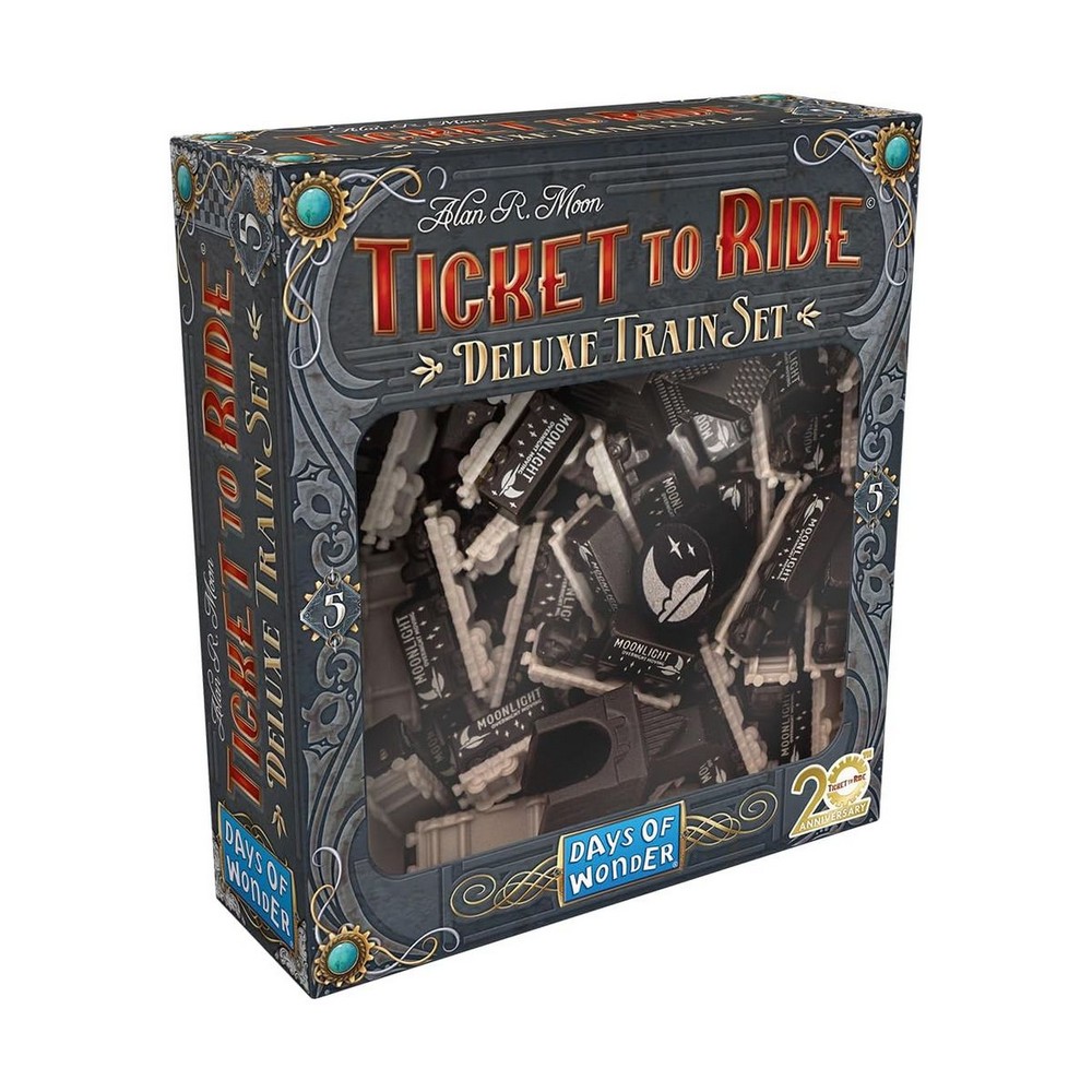 DRUŠTVENA IGRA TICKET TO RIDE EUROPE - 20TH ANNIVERSARY DELUXE TRAIN SET - BLACK 