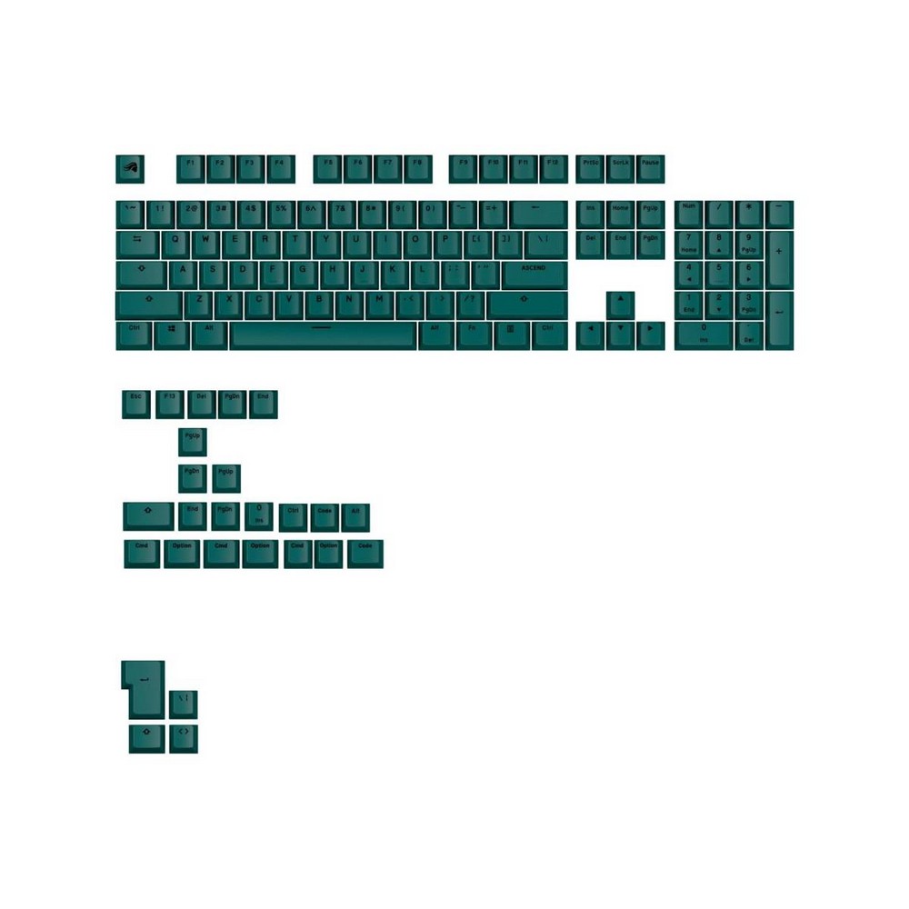 KEYCAPS GLORIOUS GPBT BASIC - TOTEM GREEN 