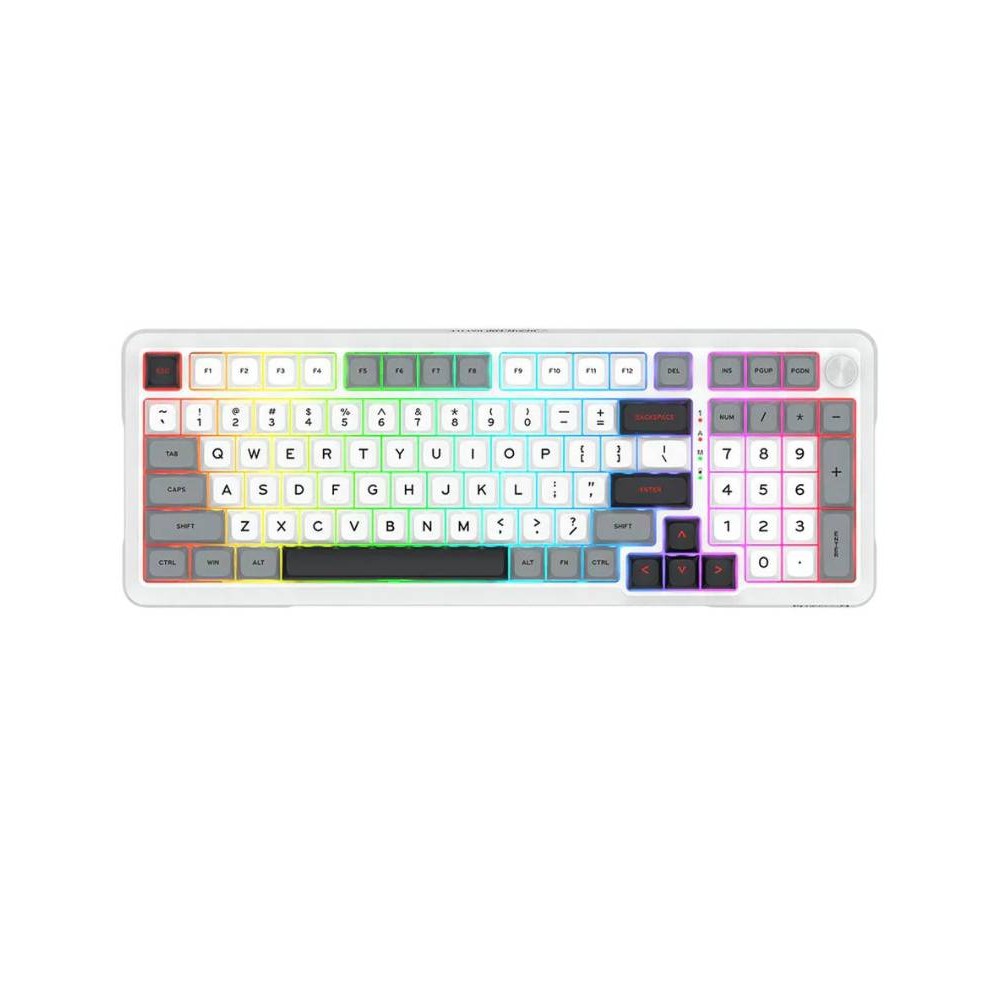TASTATURA REDRAGON BRAGI PRO K688 WIRED/2.4G/BT WHITE 