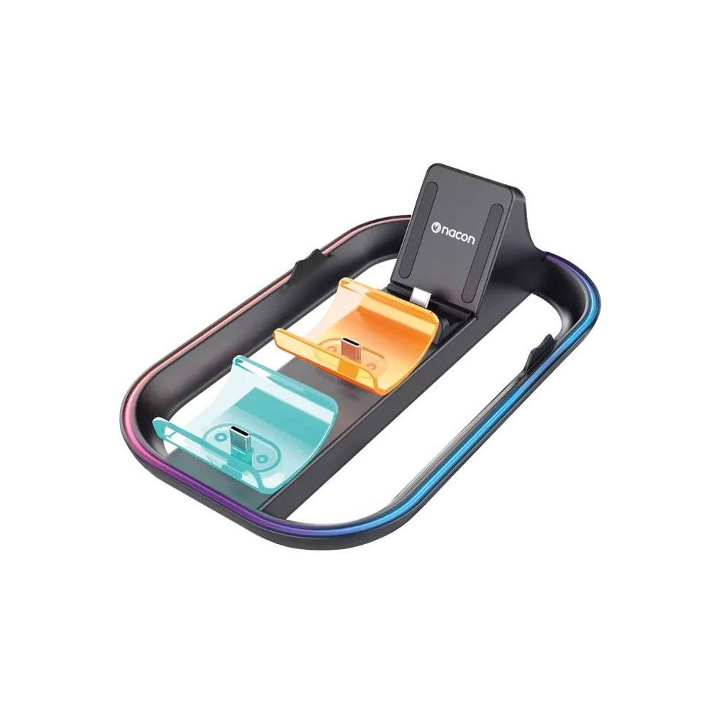 PUNJAČ ZA GAMEPAD NACON TRIDOCK RGB CHARGER FOR 2 PRO CONTROLLER & NINTENDO SWIT 