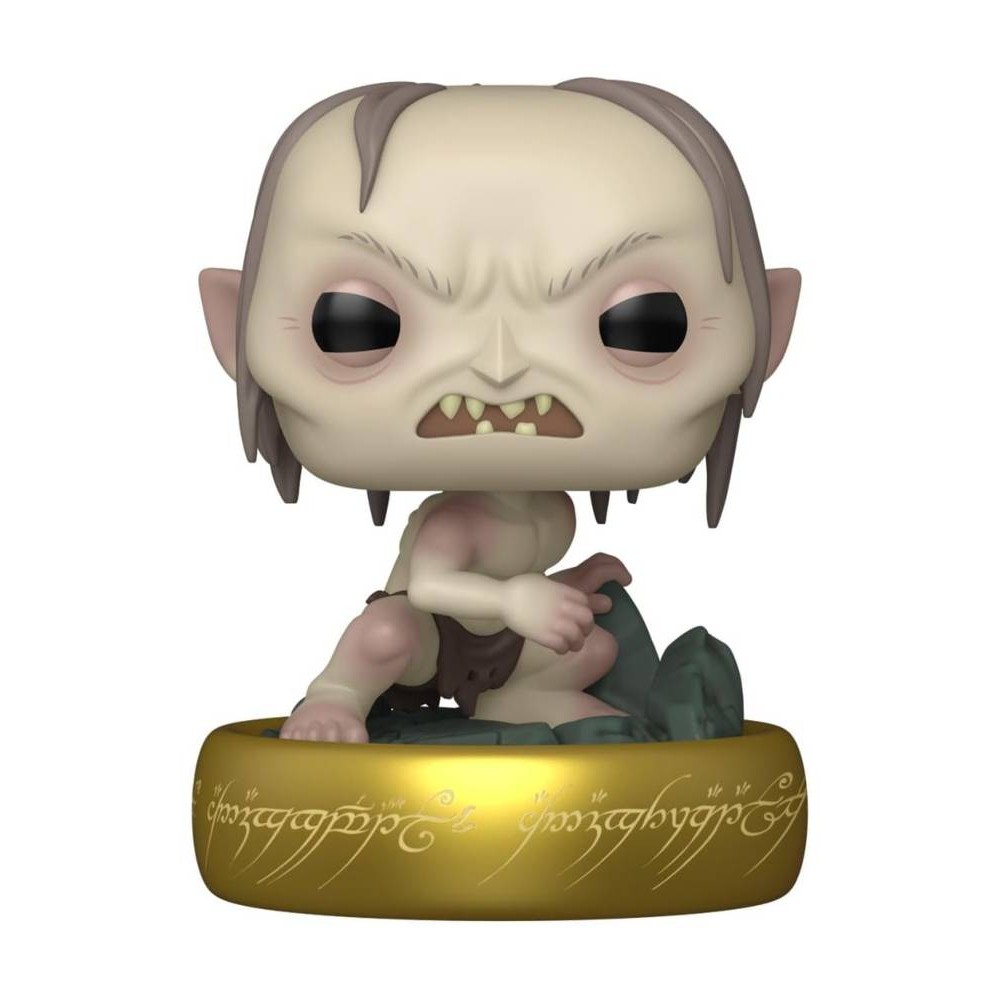 BOBBLE FIGURE MOVIES - THE LORD OF THE RINGS POP! - GOLLUM ON RING 1831 9CM 