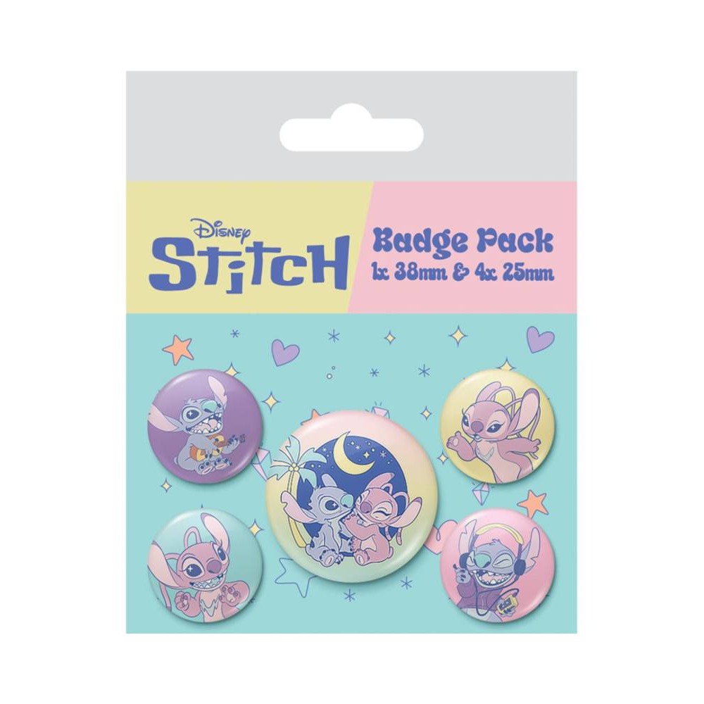 BEDŽEVI THE LILO AND STITCH - BADGE PACK 