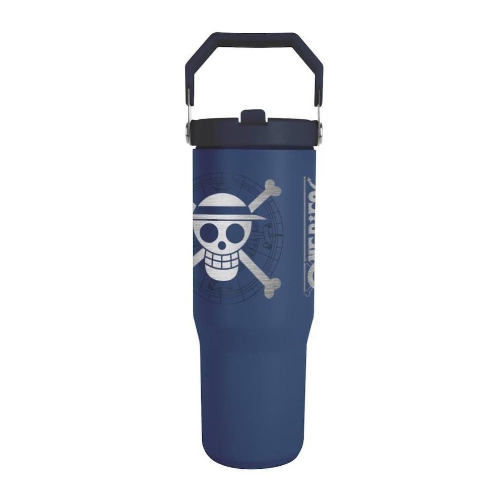 TRAVEL MUG PYRAMID - ONE PIECE - STRAW HAT LOGO 880ML 