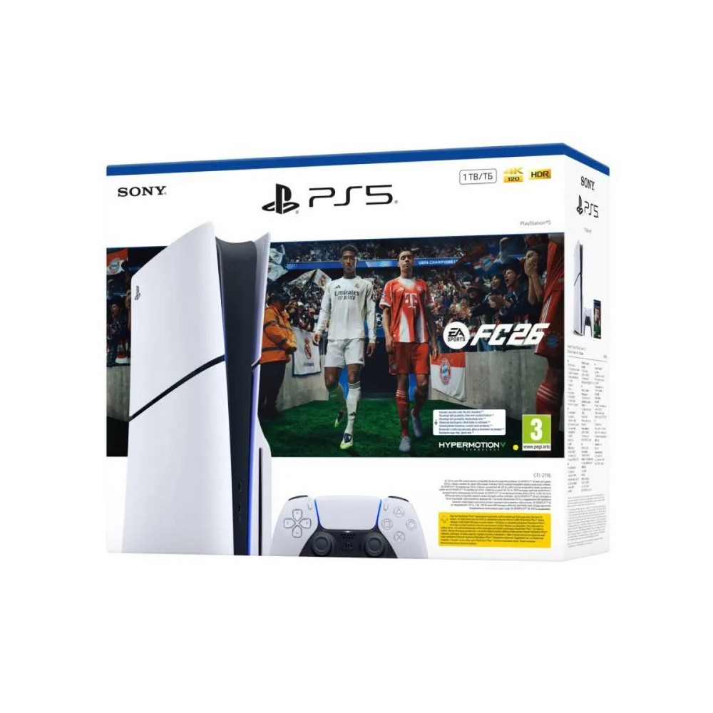 KONZOLA PLAYSTATION 5 - 1TB SLIM + PS5 EA FC 26 