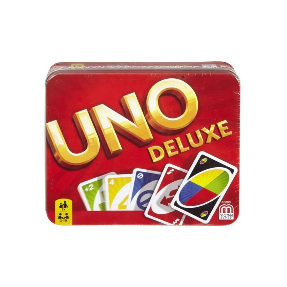 BOARD GAME MATTEL UNO - DELUXE - CARD GAME 
