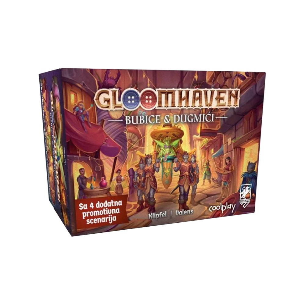 BOARD GAME GLOOMHAVEN - BUBICE I DUGMIĆI 