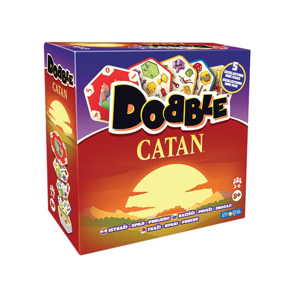 BOARD GAME DOBBLE CATAN 